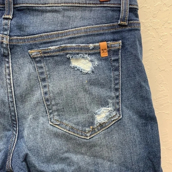 JOE’S IRISA DISTRESSED DARK WASH DENIM SHORTS SIZE 26 - Picture 5 of 6